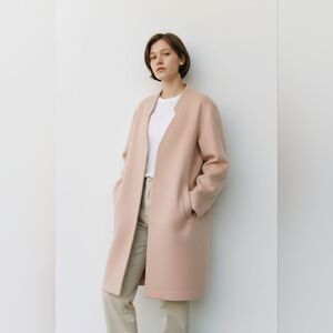 14th & Union Powder Pink Open Front Coat sz L